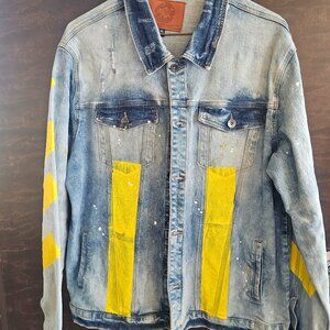 Iro-Ochi Mens Jean Jacket Fallen Angels 3X